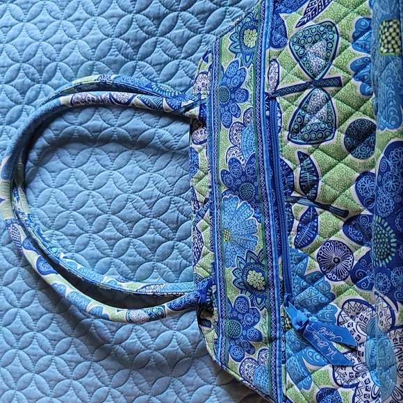 EUC Vera Bradley Bowler Bag Doodle Daisy Pattern - Picture 2 of 8